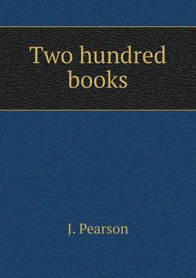 Book cover for Two hundred books