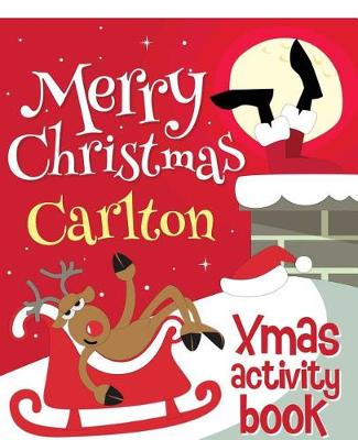 Book cover for Merry Christmas Carlton - Xmas Activity Book