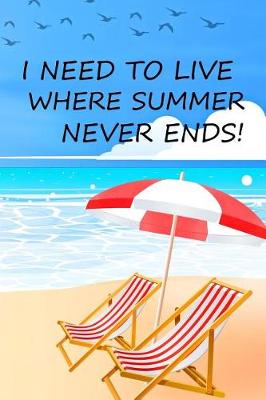 Book cover for I Need To Live Where Summer Never Ends