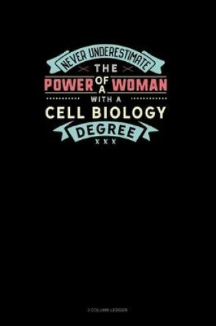 Cover of Never Underestimate The Power Of A Woman With A Cell Biology Degree