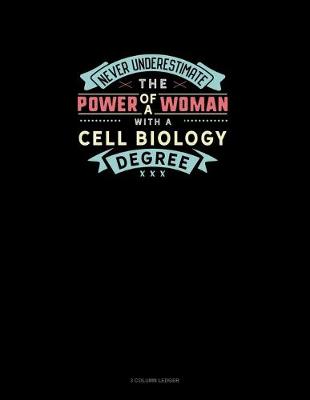 Cover of Never Underestimate The Power Of A Woman With A Cell Biology Degree