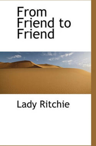 Cover of From Friend to Friend