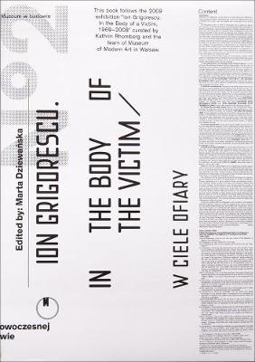 Book cover for Ion Grigorescu – In the Body of the Victim