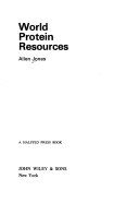 Book cover for Jones: World *Protein* Resources (Cloth)