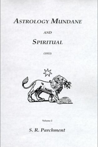 Cover of Astrology Mundane and Spiritual (1933)