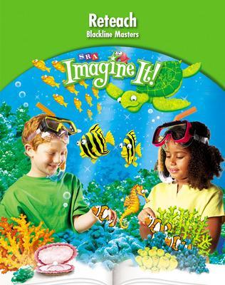 Book cover for Imagine It!, Reteach Blackline Masters, Grade 2