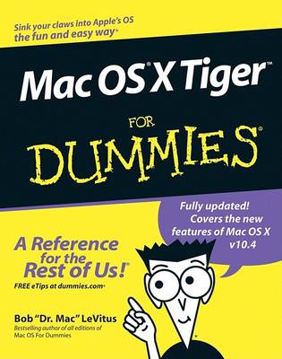 Book cover for Mac OS X Tiger For Dummies