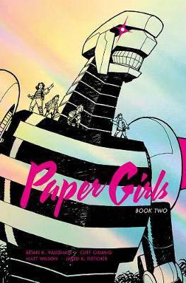 Book cover for Paper Girls Deluxe Edition Volume 2