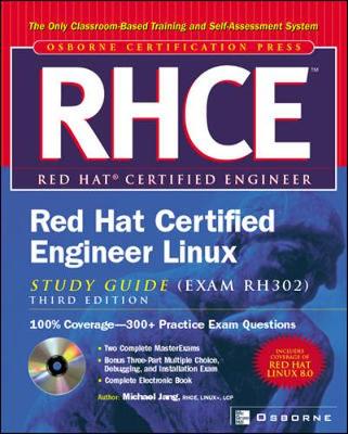 Cover of RHCE Red Hat Certified Engineer Linux Study Guide (Exam RH302), Third Edition