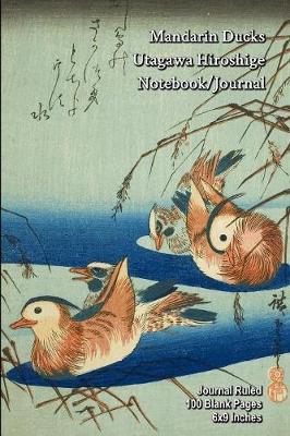 Book cover for Mandarin Ducks - Utagawa Hiroshige - Notebook/Journal