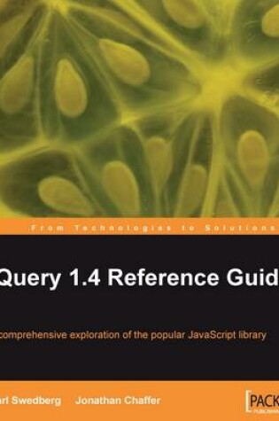 Cover of jQuery 1.4 Reference Guide