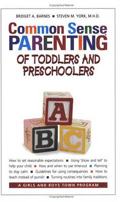 Book cover for Common Sense Parenting of Toddlers and Preschoolers