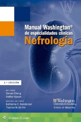 Cover of Manual Washington de especialidades clínicas. Nefrología