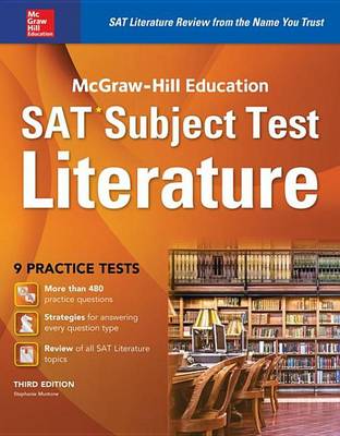 Book cover for McGraw-Hill Education SAT Subject Test Literature 3rd Ed.