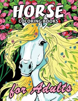 Book cover for Horse Coloring Book