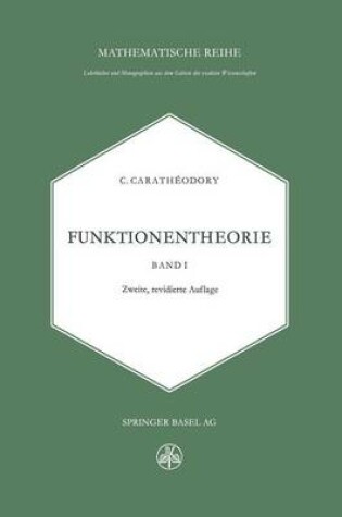 Cover of Funktionentheorie