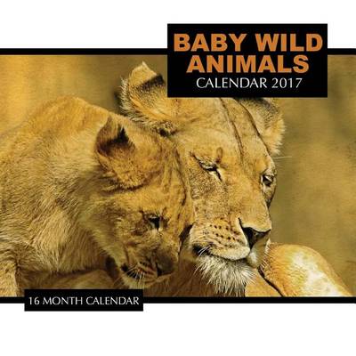 Book cover for Baby Wild Animals Calendar 2017