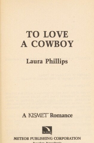 Cover of To Love a Cowboy