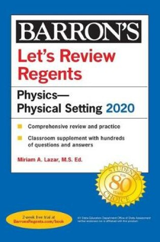 Cover of Let's Review Regents: Physics--Physical Setting 2020