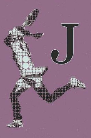 Cover of J Monogram Initial Tennis Journal