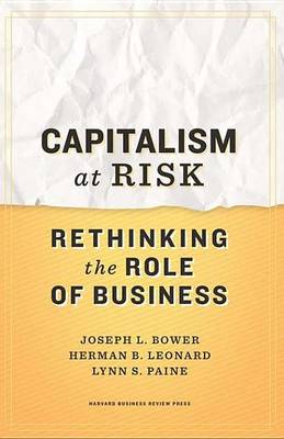 Book cover for Capitalism at Risk