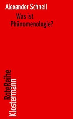 Book cover for Was Ist Phanomenologie?