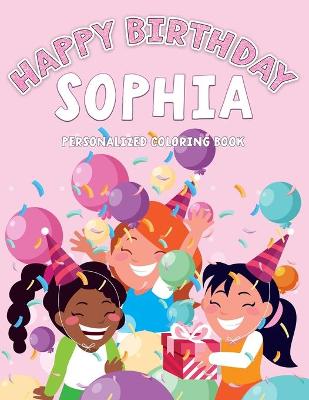 Cover of Sophia's Birthday Coloring Book