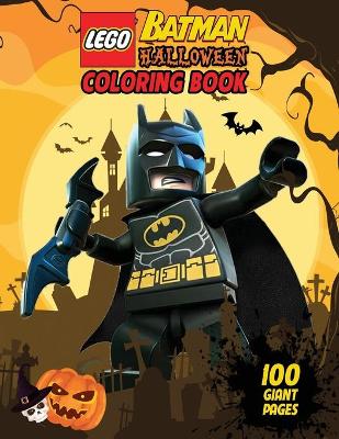 Book cover for LEGO Batman Halloween Coloring Book