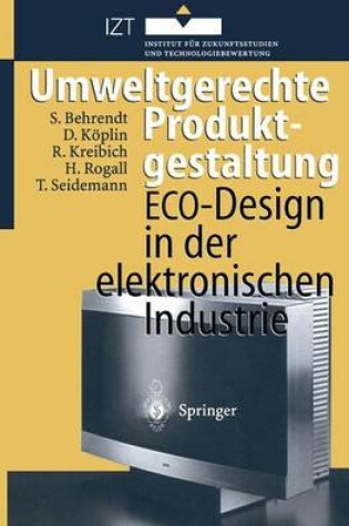 Cover of Umweltgerechte Produktgestaltung