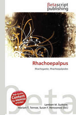 Book cover for Rhachoepalpus