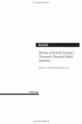 Cover of Review of Rand Europe's Transport Demand Model Systems