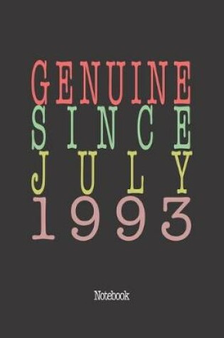 Cover of Genuine Since July 1993