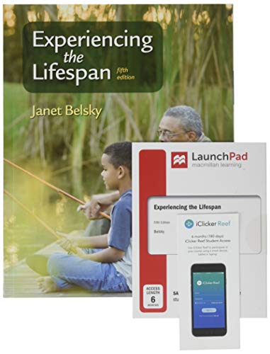 Book cover for Experiencing the Lifespan 5e & Launchpad for Experiencing the Lifespan 5e (Six-Months Access) & Iclicker Reef Polling (Six-Months Access; Standalone)