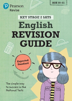 Book cover for Pearson REVISE Key Stage 2 SATs English Revision Guide - Expected Standard