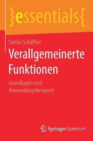 Cover of Verallgemeinerte Funktionen