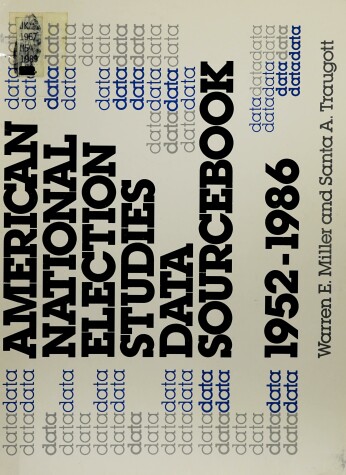 Book cover for American National Election Studies Data Sourcebook, 1952-1986