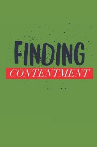 Cover of Finding Contentment