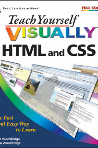 Cover of Teach Yourself VISUALLY HTML and CSS