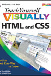 Book cover for Teach Yourself VISUALLY HTML and CSS