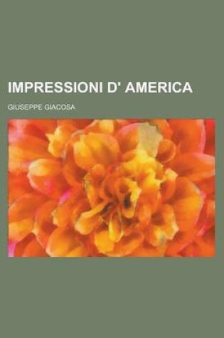 Cover of Impressioni D' America