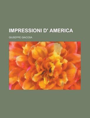 Book cover for Impressioni D' America