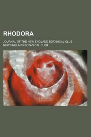 Cover of Rhodora (Volume 1); Journal of the New England Botanical Club