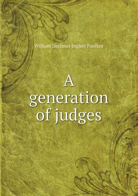 Book cover for A Generation of Judges