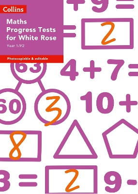 Book cover for Year 1/P2 Maths Progress Tests for White Rose