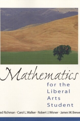 Cover of Mathematics for the Liberal Arts Student