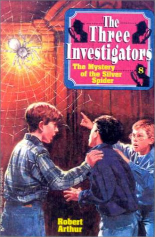 Book cover for The Mystery of the Silver Spider