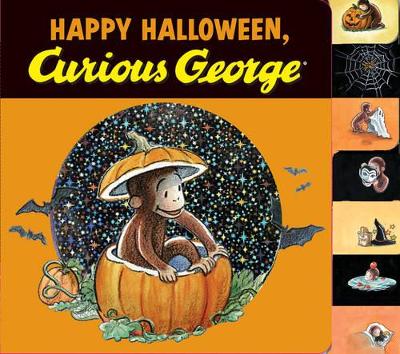 Cover of Happy Halloween, Curious George Tabbed Board Book