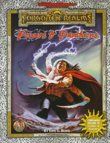 Book cover for Powers and Pantheons Lore Book