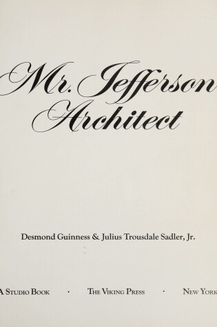 Cover of Mr. Jefferson,