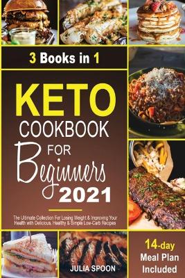 Book cover for Keto Cookbook for Beginners 2021